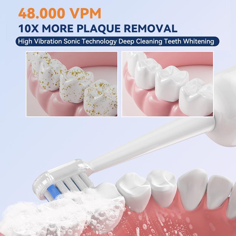 C11 Electric Toothbrush Sonic Sweeping Toothbrush 30 Scientific Swing 1 Brush Handle 2 Brush Head