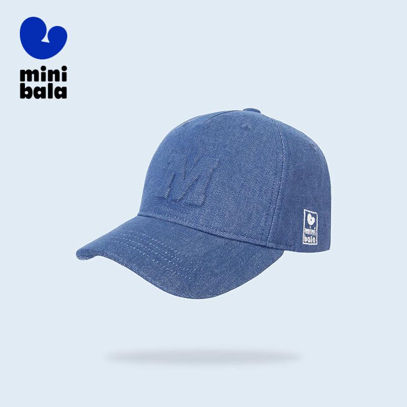 Minibala Kids' Trendy Denim Baseball Cap