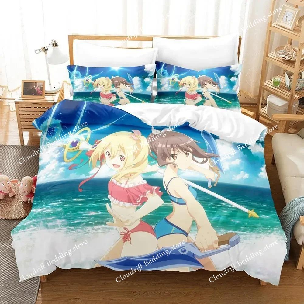 Anime BOFURI I Don’t Want to Get Hurt, so I’ll Max Out My Defense Bedding Set Single Twin Full Queen King Size Bed Set Adult Kid