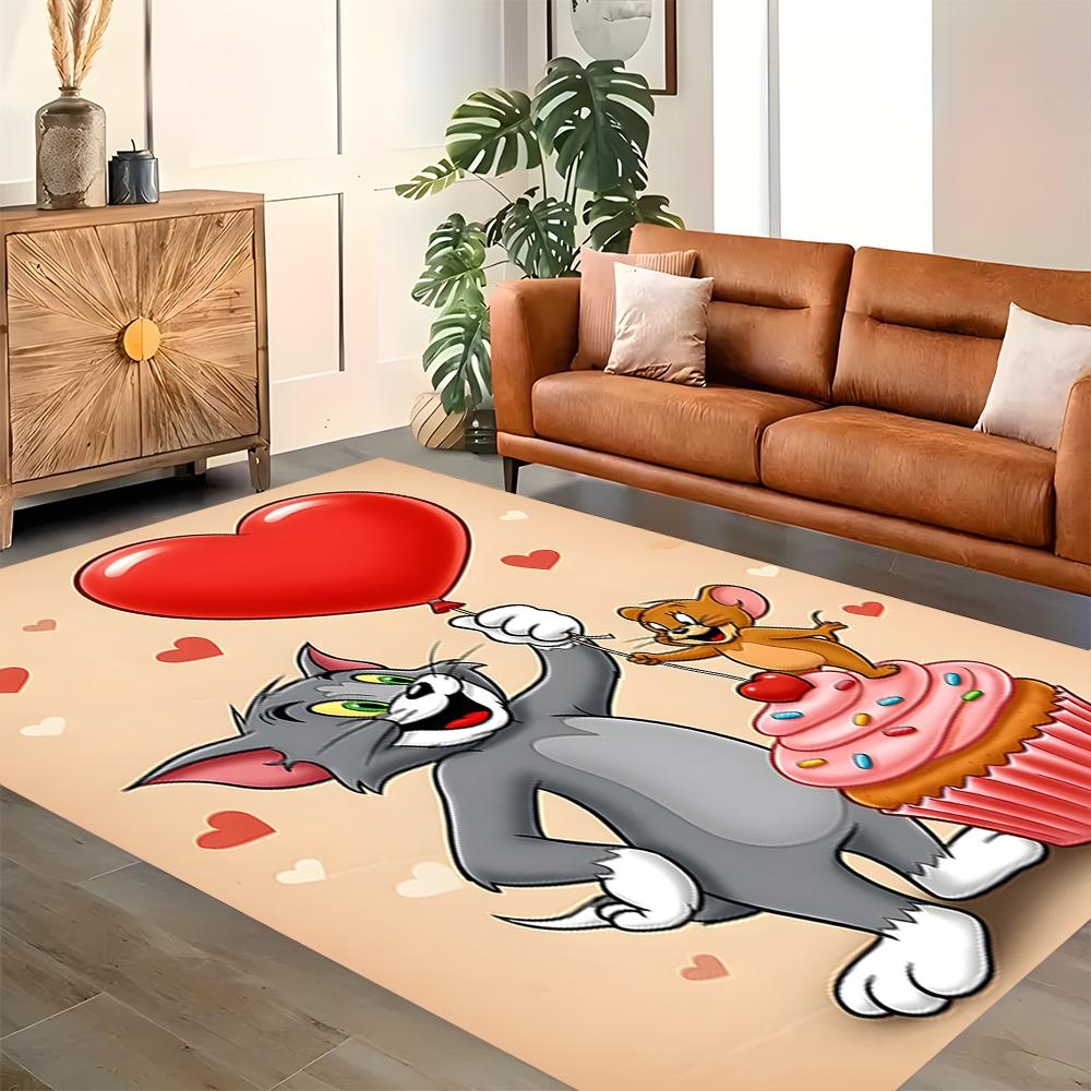 Tom And Jerry Adventure for Living Room rug, Bedroom, Study Room, Hallway Decoration, Perfect for Home Decoration or Holiday Gifts