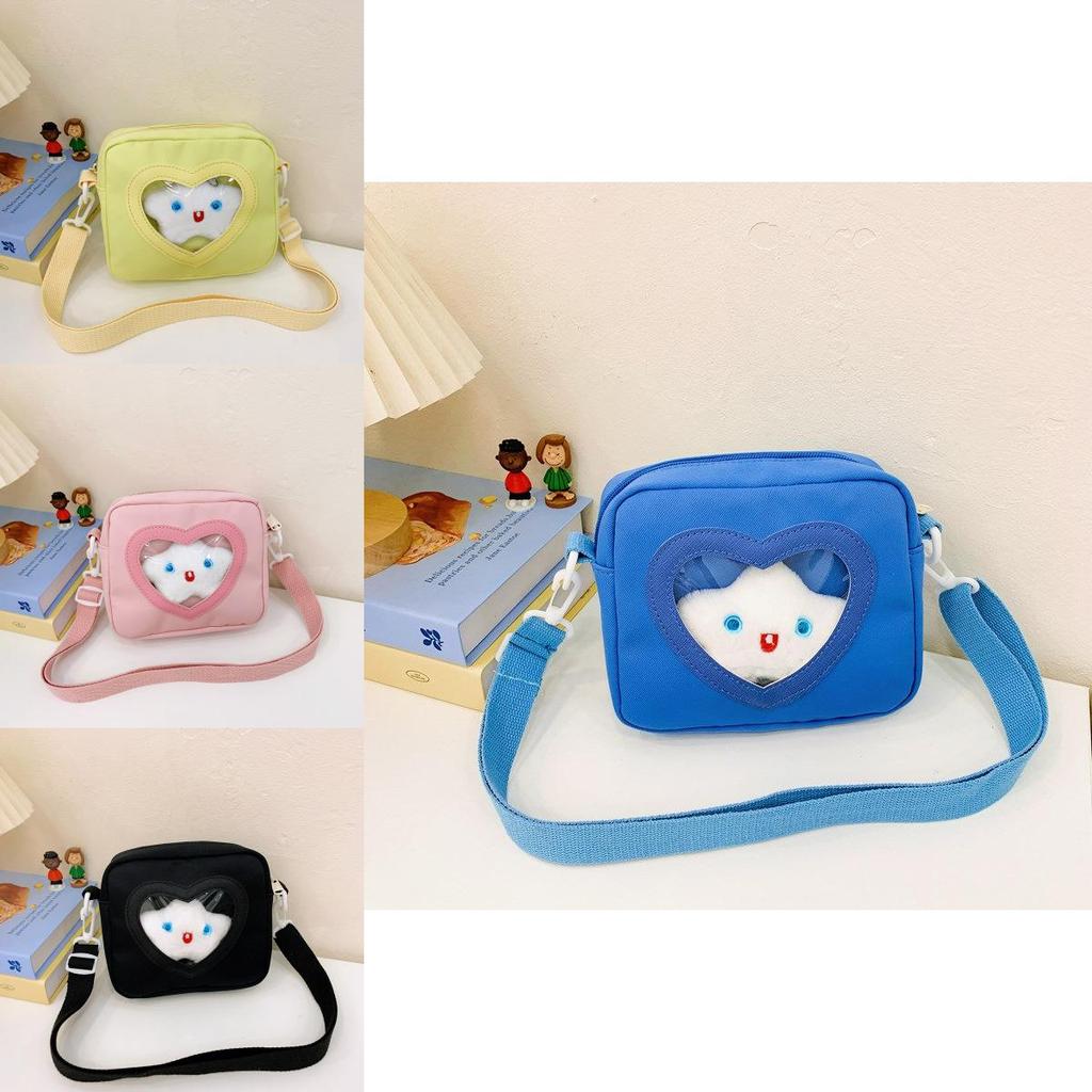 Toddler Girl Boy Cotton Shoulder Bag With Clear Design And Lightweight Carrying