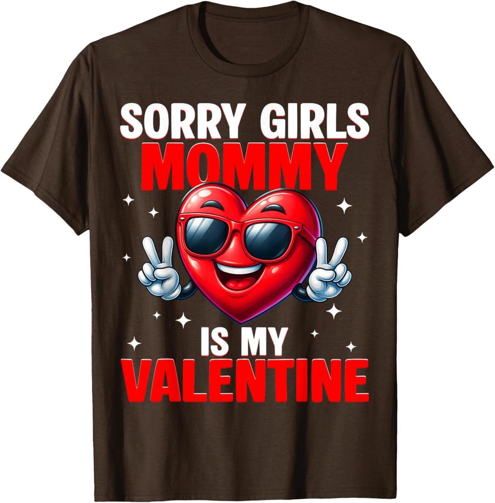 Sorry Mommy Is My Valentine Heart Peace Sign Unisex T-Shirt