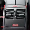 LHD RHD Rear Console Fresh Air Conditioner Vent Grille Outlet Cover For Mercedes Benz W218 CLS300 CLS350 2012-2017