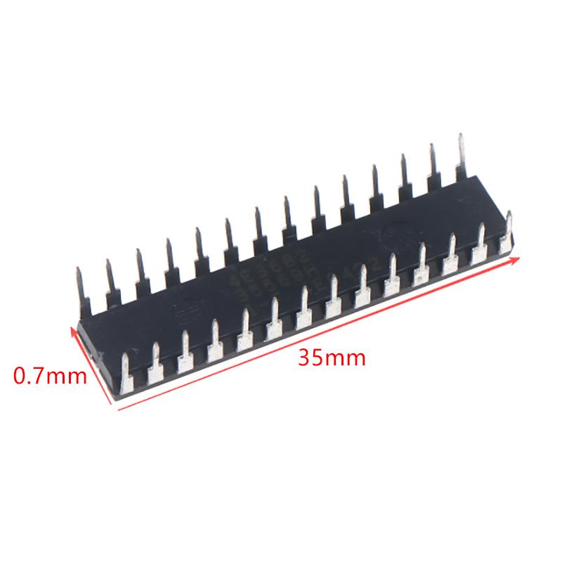 1/3Pcs Atmega8-16Pu Dip-28 Avr/8-Bit Microcontroller Ic 16Mhz For Development Board Accessories