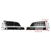2PCS Front Bumper Fog Light Grille Cover Trim Fit S5 A5 S-Line 2018-2019