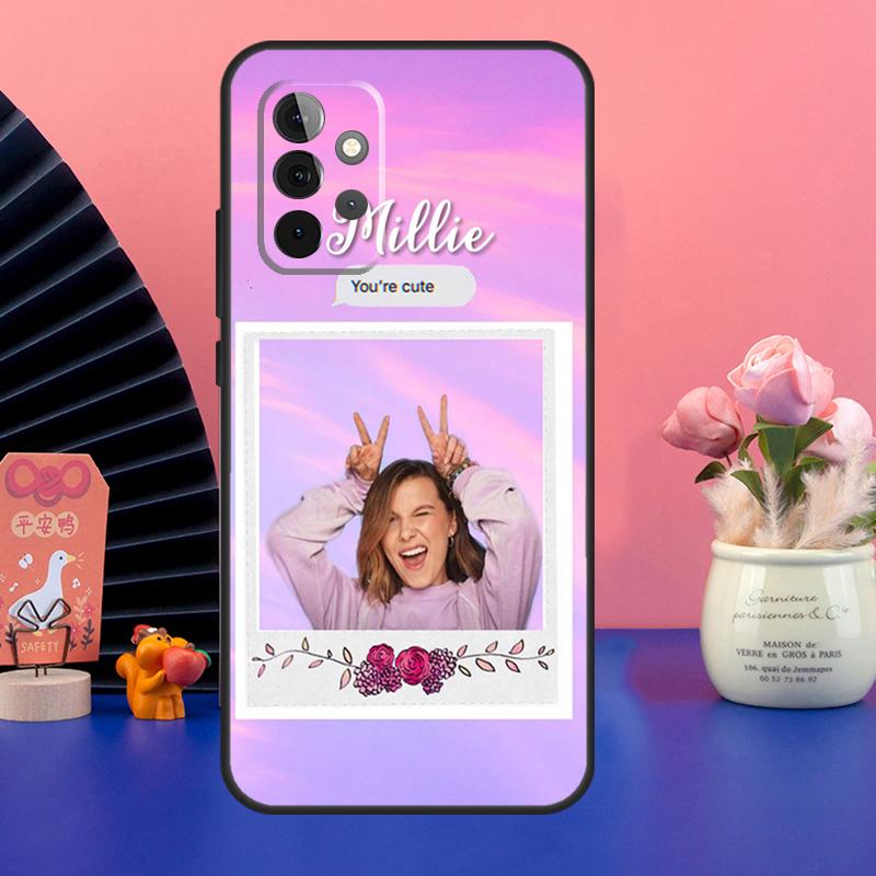 Millie Bobby Brown Case For Samsung Galaxy A54 A34 A24 A14 A73 A53 A33 A23 A13 A52 A32 A22 A12 A51 A71 Cover