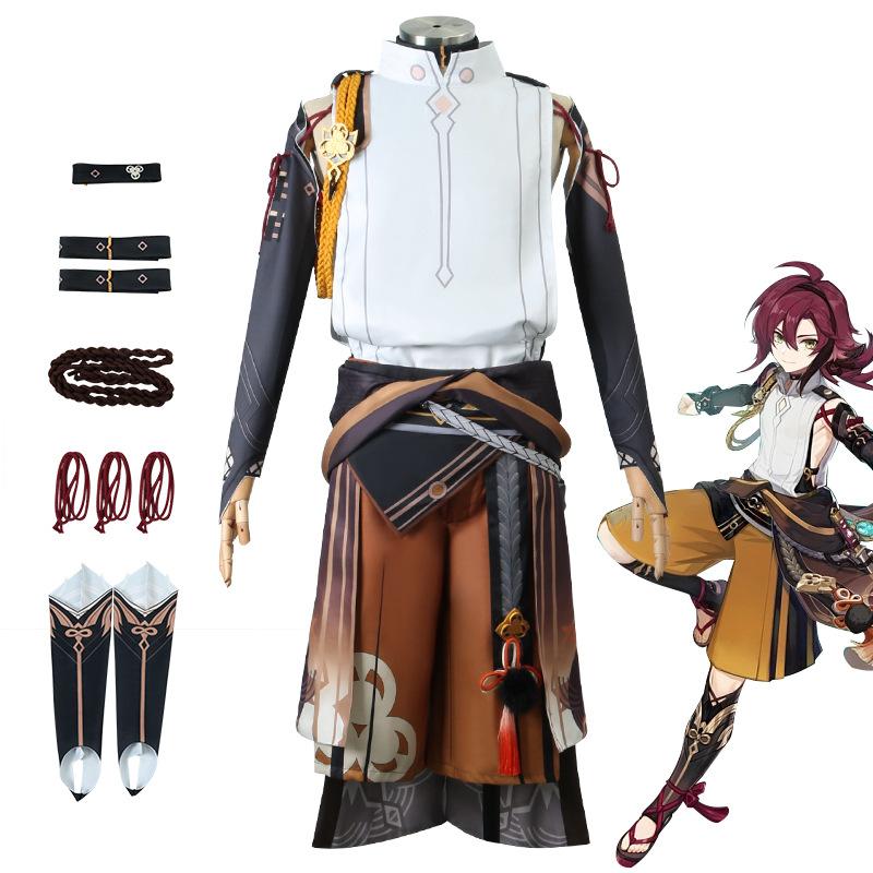 Anime   Shikanoin Heizou Cosplay Costume Wig Full Set Game  Heizou Shikanoin Halloween Role Play Outfit