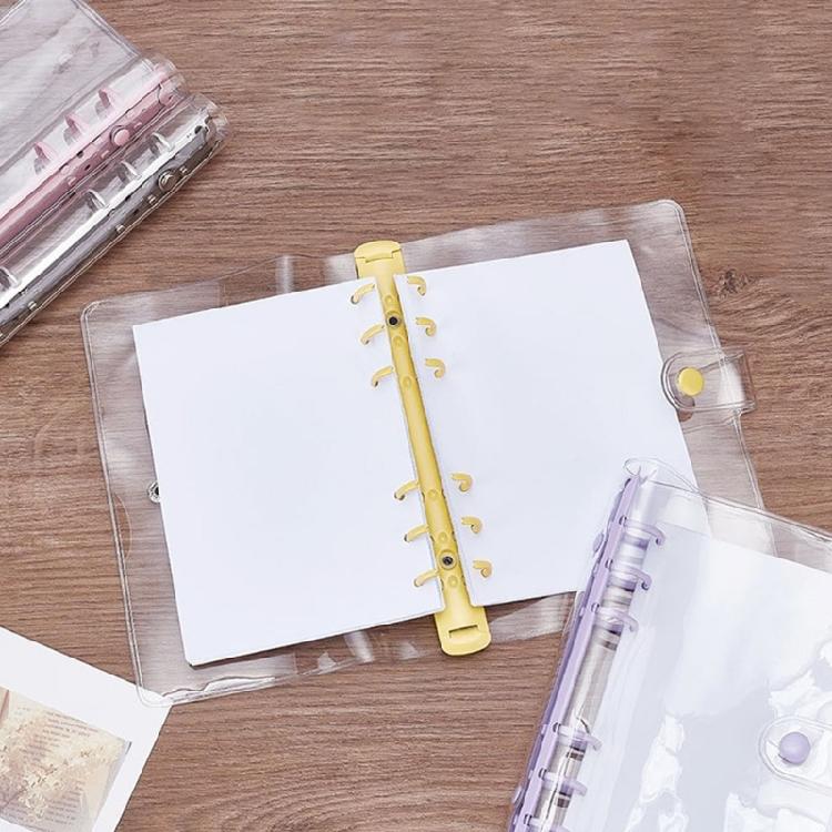 Friendly PVC Rings Binder Cover Clear Design for Custom Notebooks Features Easy Operation Water Resistant and Compacts