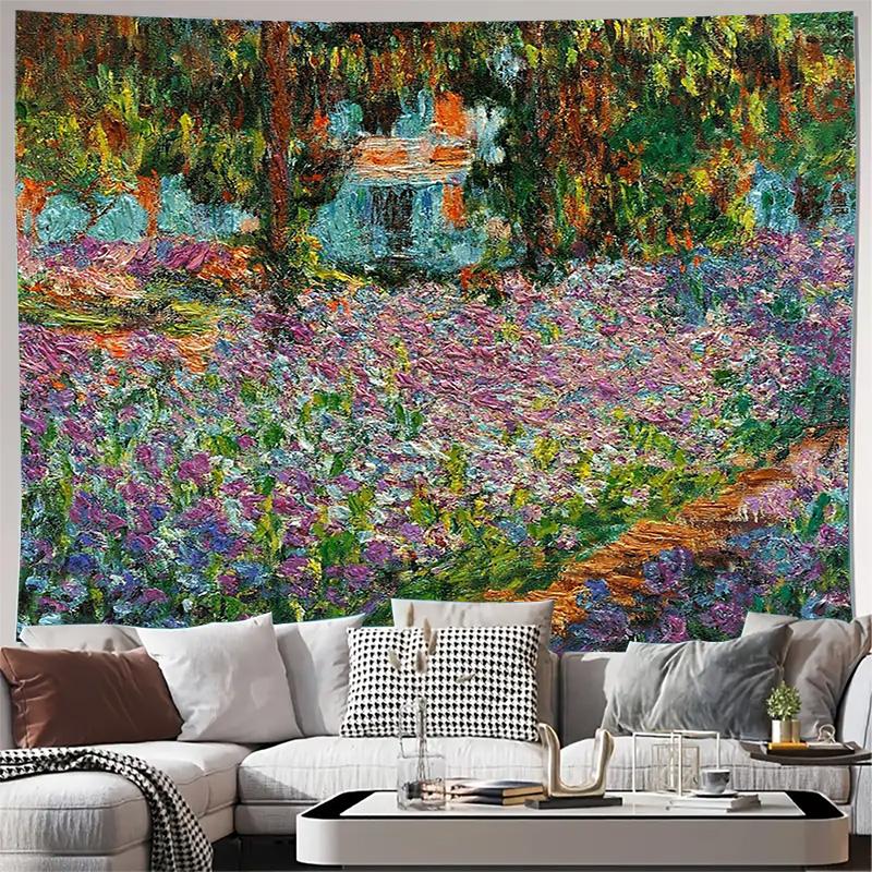 

Bohemian Tapestry Wall Hanging Nature Landscape Floral Forest Trees Art Decor Room Aesthetic Vintage Home Decor Wall Art 74x94cm(29x37in)