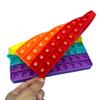 1-100 Numbers Learning Math Counting Games Pop Toys, Silicone Popping Mat Push Bubble Educational Toys for Preschool Children
