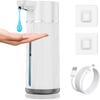 2025 Upgrade Automatic Soap Dispenser Touchless, 14.2oz/420ml Dish Hand Soap Dispenser for Bathroom and Kitchen, 4 Adjustable Volume, USB