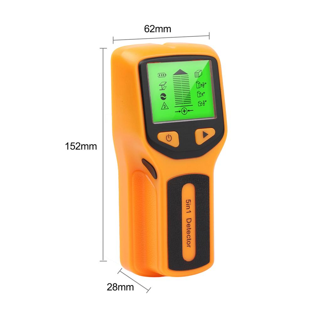 Center Detector Wall Scanner For TV Installation 16.5x8x4.5cm Wall Scanning Tool Electrician Wood Metal Pipe Detection