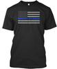 Retired Police Officer Flag - Premium T Shirt Made In the USA Size S To 5XL