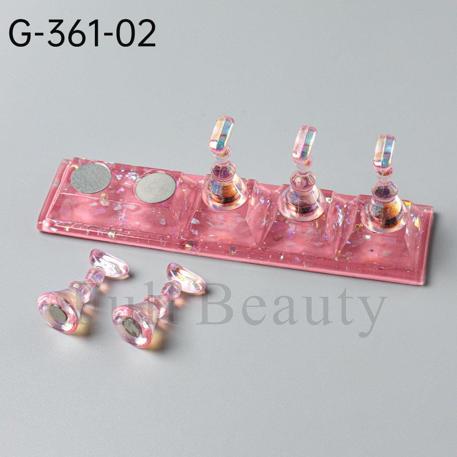 Nail Art Tools Resin Aurora Finger Holder Chess Practice Holder Set Bracket Water Drop-Shaped Practice Tool