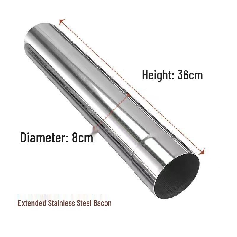 Heat-Resistant Outdoor Tent Stove Chimney Kit with Spark Arrester & Storage Bag