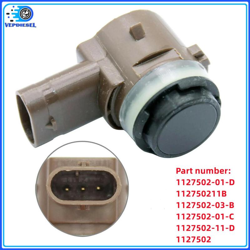 Передний и задний парковочный боковой датчик бампера для Tesla Model 3 Y 1127502-11-D 1127502-01-D 1127502 112750211B 1127502-03-B 1127502-01-C