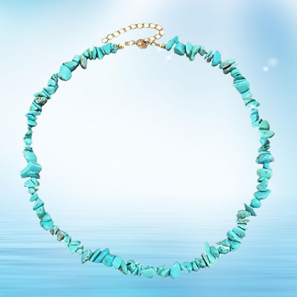 BLUELANS NECKLACE Wonderful Bead Necklace Beach Party Adjustable Jewelry Woman Turquoise Charm Women Present