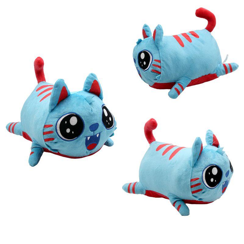 Gatto Blu Peluche Gravycatman Morbido E Delicato Sulla Pelle Regalo Per Bambini