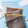 Deli A4 TPU Zipper Bag