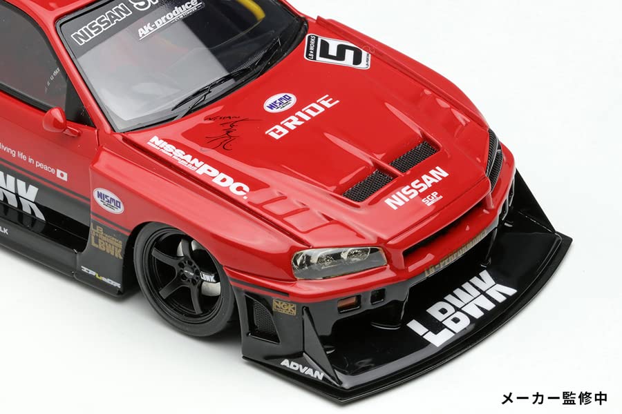 Make up EIDOLON Super Silhouette Skyline Tokyo Auto Salon 2022 Completed Product LB010C 1/43 LB-ER34