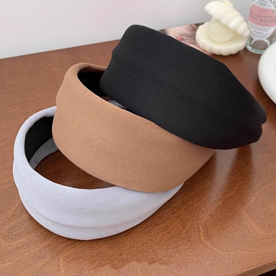 Women Headband Non-woven Fabric Wide-brimmed Headband Washing Face Makeup Small Face Hair Hoop Hair Accessory