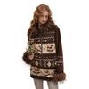 Women's Fair Isle Jacquard Fleece Jacket