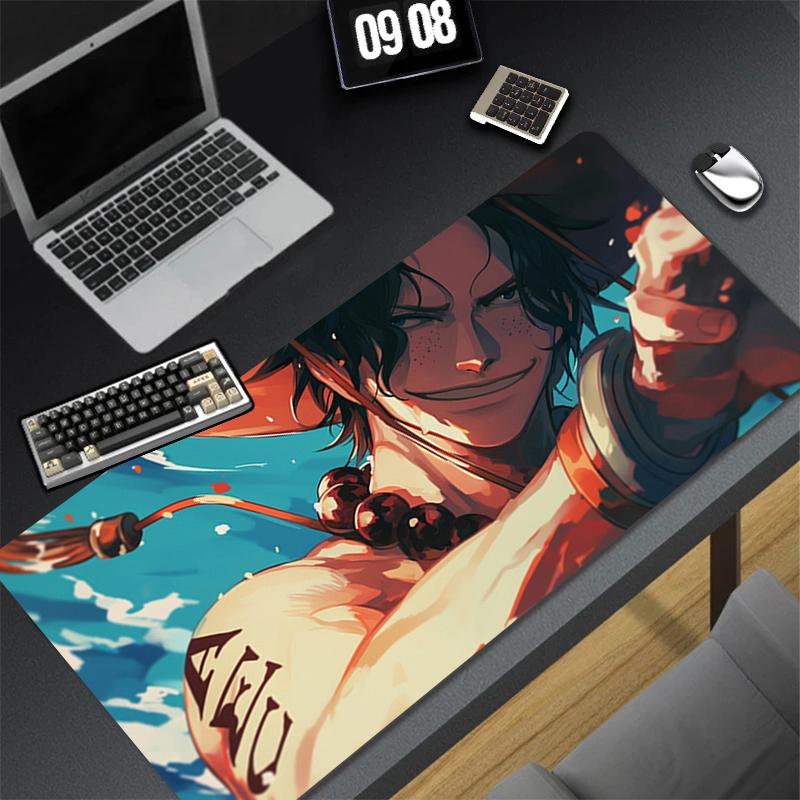 Desk Mat Carpet Desk Accessories Laptop Gamer Mausepad One Piece Mouse Pad Mousepad Office Table Mouse Mats Anime Keyboard Pad