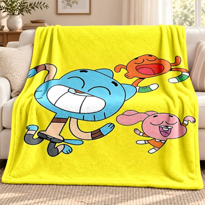 Gumball Decke Flanelldecke Weiche Gemütliche Plüschdecke für Sofa Bett Leichte Heimdekoration Outdoor Camping