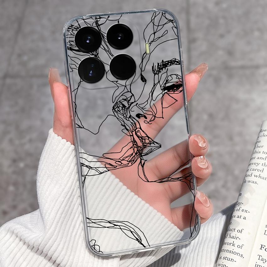 For Xiaomi 17T 17 Pro 17Max 17 Ultra Phone Case For Redmi 17C Redmi17 Lovely Bow Cartoon Lightweight Transparent TPU Bumper Scratch Resistance Housing