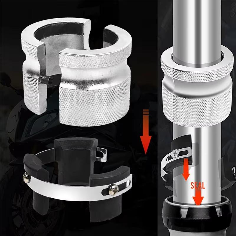 Fork Seal Driver Tool Oil Seals Install Tool Motorcycle Adjustable 39mm-50mm Works On Either Conventional Inverted Forks Ins