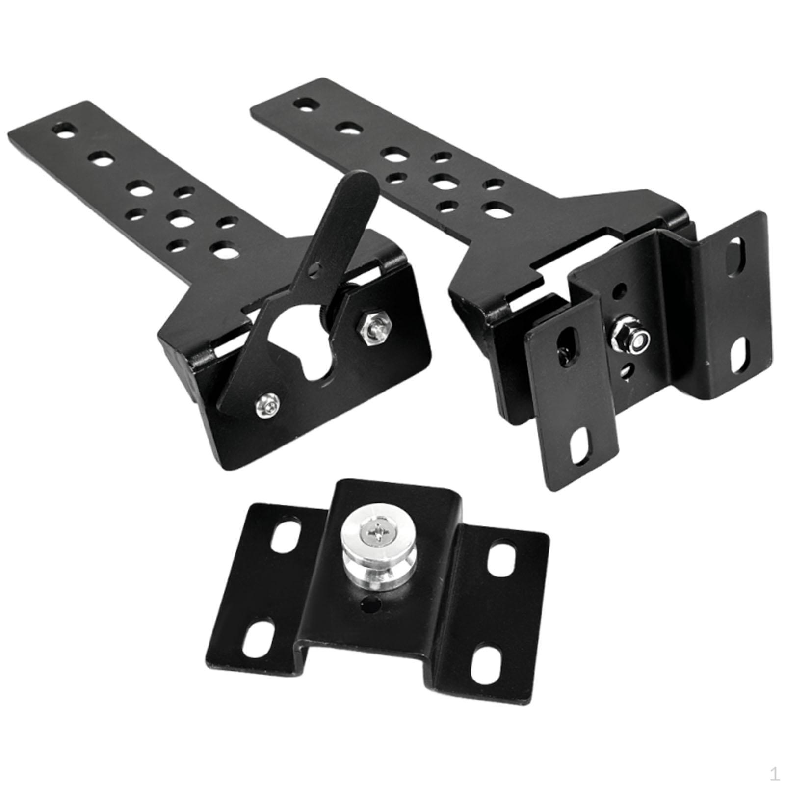 

Awning Bracket Set, Car Canopy Bracket, Mounting Clip, Quick Release, Stainless Steel for Camping, Style A