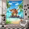 Wall TapestryMoana Cartoon Art Hanging Cloth Decorative Background Cover for Room Decoration