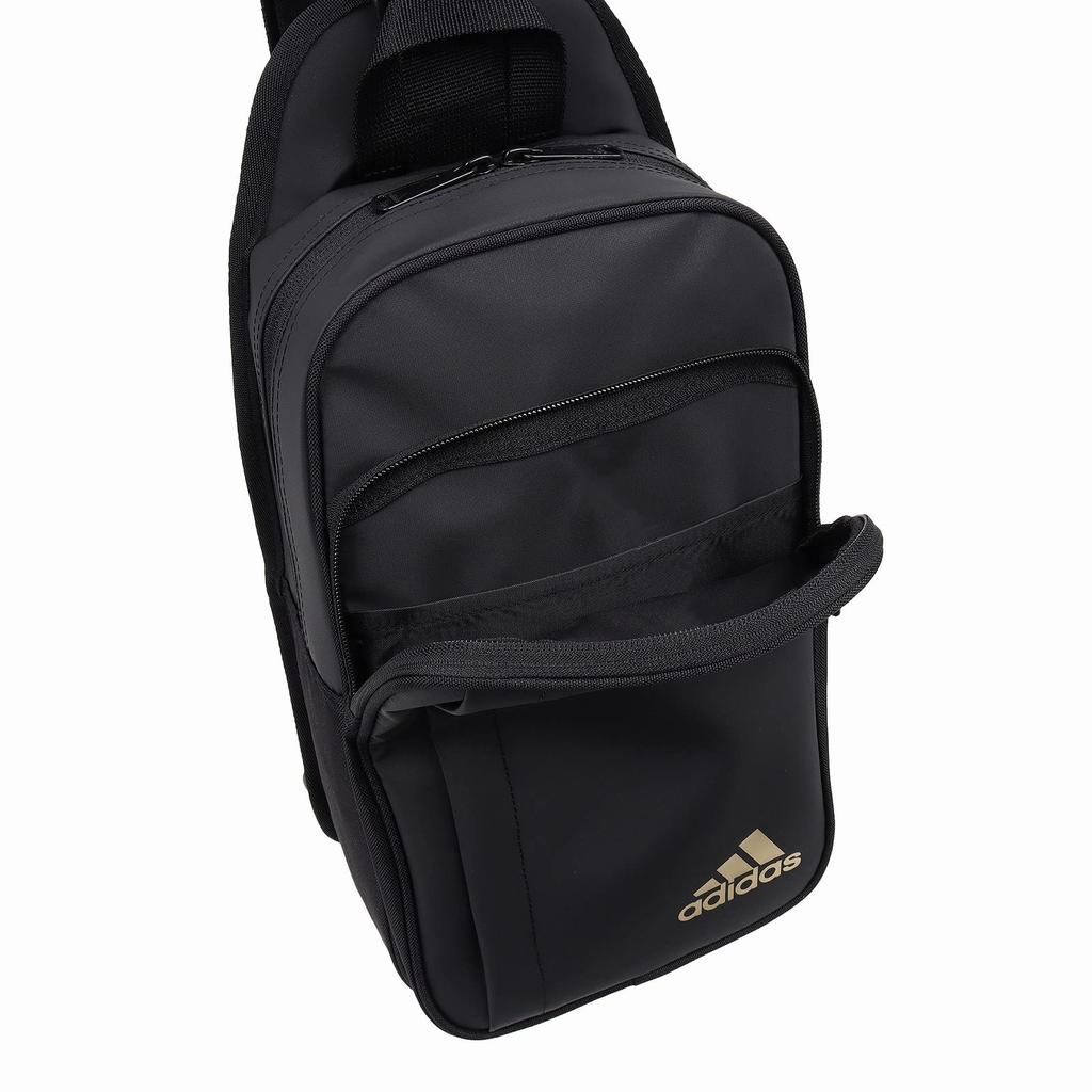 Adidas 7L Body Men's Bag, One-Shoulder Bag, No. 68103, Black/Gold