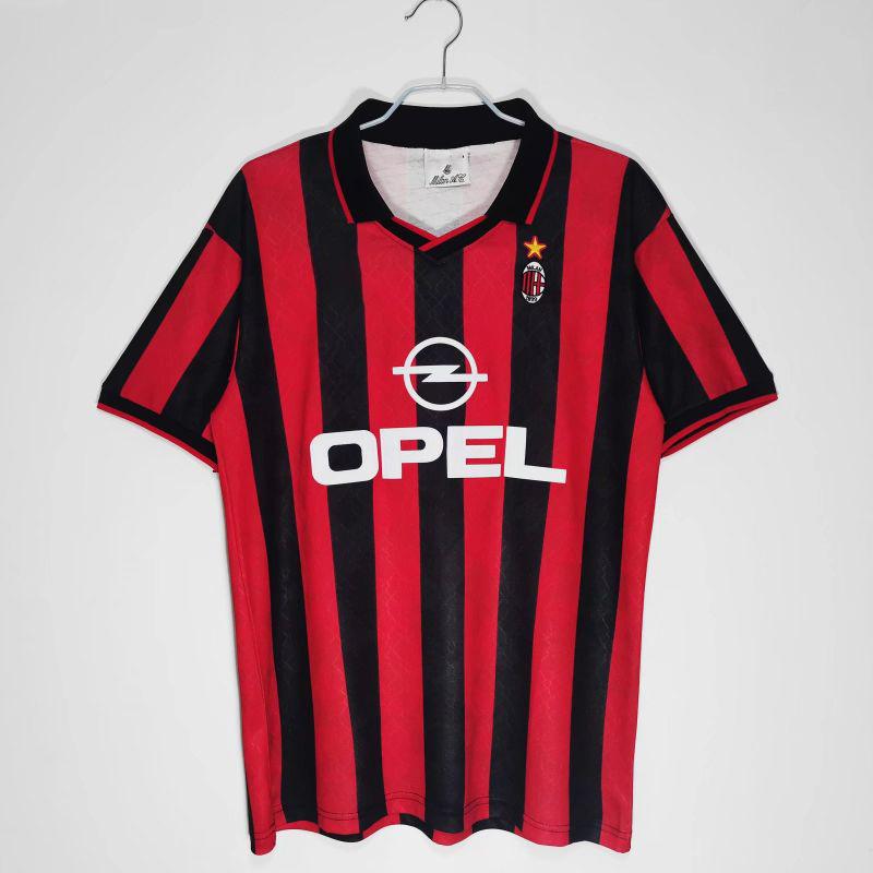 Vintage jersey AC Milan jersey06-07AC Milan Juventus Inter Milan alignment Zio football jersey S