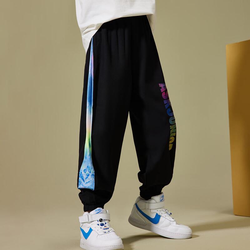 ASK JUNIOR Boys  Summer Lightweight Printed Anti-Mosquito Pants 170