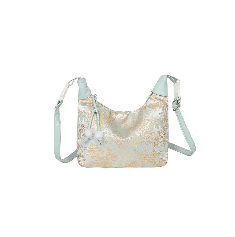 2026 Silk Jacquard Handbag: Elegant Crossbody & Shoulder Bag with Chinese National Style