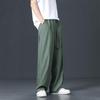 Xiaofu Men's Ice Silk Wide-Leg Casual Pants