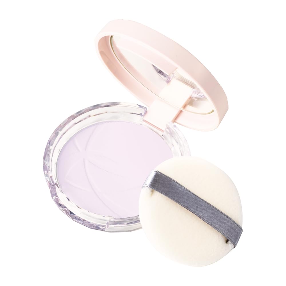 

Cezanne Poreless Fix Powder [All 2 Colors] 11g - Mattifying, Pore Correcting Smooth Face Powder for Shine Control SL Sheer Lavender