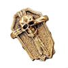 Retro Skull Copper Pendant Decorative Skull Charm For Handmade Craft Jewelry Making Embroidery Clothing Embellishment