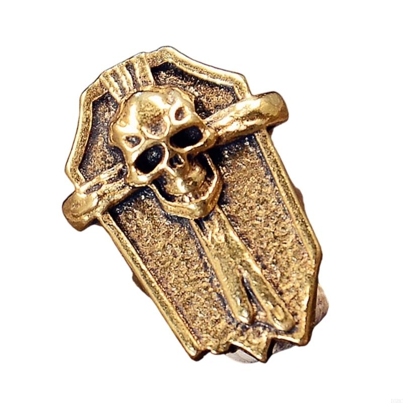 Retro Skull Copper Pendant Decorative Skull Charm For Handmade Craft Jewelry Making Embroidery Clothing Embellishment
