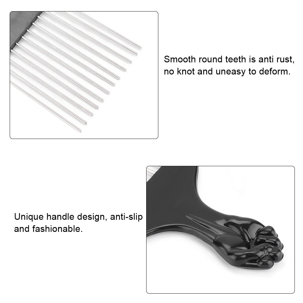 Hair Hairdressing Tool Fork Comb Hair Dying Straightening Curling Men Oil Hair Styling Comb