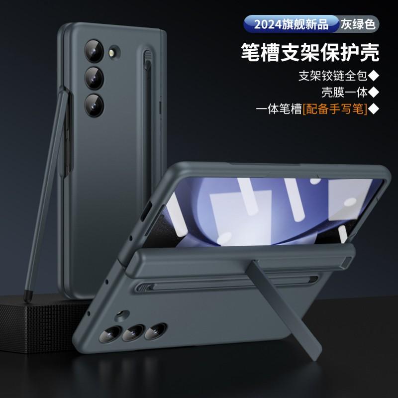 TPU Full Cover Case With Pen Slot Kickstand Galaxy Z Fold8 Ultra Fold7 Fold6 Compatible