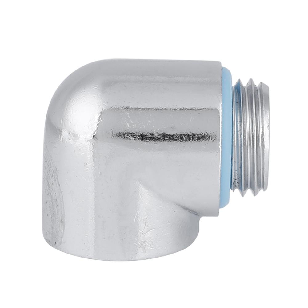 

G14 Резьба Жесткий Мягкий Трубный Фитинг Двухконтактный Фитинг 90 градусов Соединитель для Водяного Охлаждения ПК