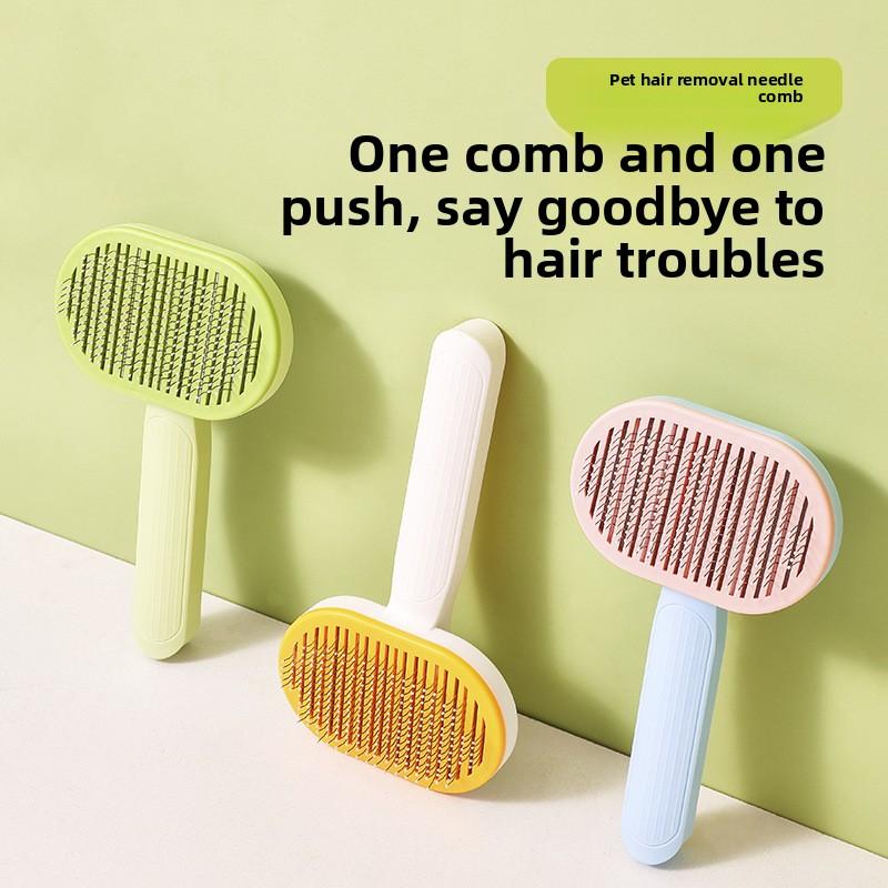 1 szt. Grzebień z igłami dla zwierząt, Grzebienie dla psa i kota, Grzebienie dla zwierząt, Grzebienie dla psa, Grzebienie dla kota, Grzebienie do sierści psa i kota, Akcesoria dla zwierząt