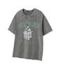STANDARDERROR 87-Stan254 Phantom Rhythm Crack Pigment Short Sleeve T-Shirt (5 Colors) (Type A)