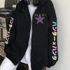 JoJo's Bizarre Adventure Anime Hooded Men Women Hot Manga Zipper Hoodies Plus Size Sweatshirt Harajuku Streetwear Zip Up Jacket