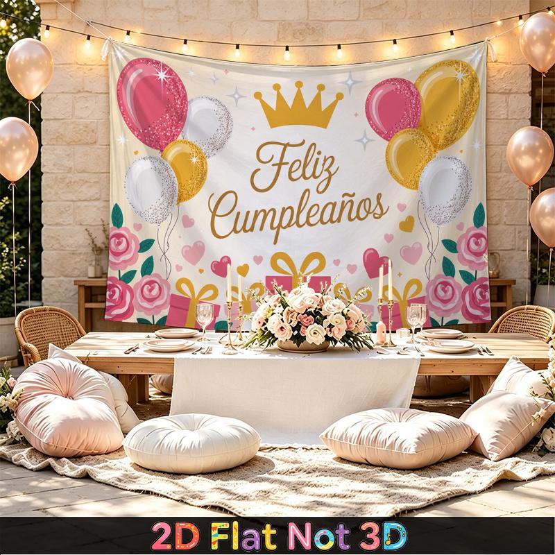 Party Backdrop Birthday Photo Booth Background Front Door Decor