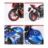 1/12 Suzuki GSX-R1000R Alloy Sports Motorcycle Model Diecast Street Cross-Country Motorcycle Model Sound and Light Kids Toy Gift