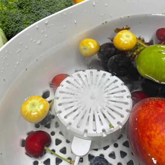 Frukt Grønnsaksvasker Ultralydrenser IPX7 Vanntett Bærbar Batteridrevet Trådløs Frukt Grønnsaksrenser Apparat