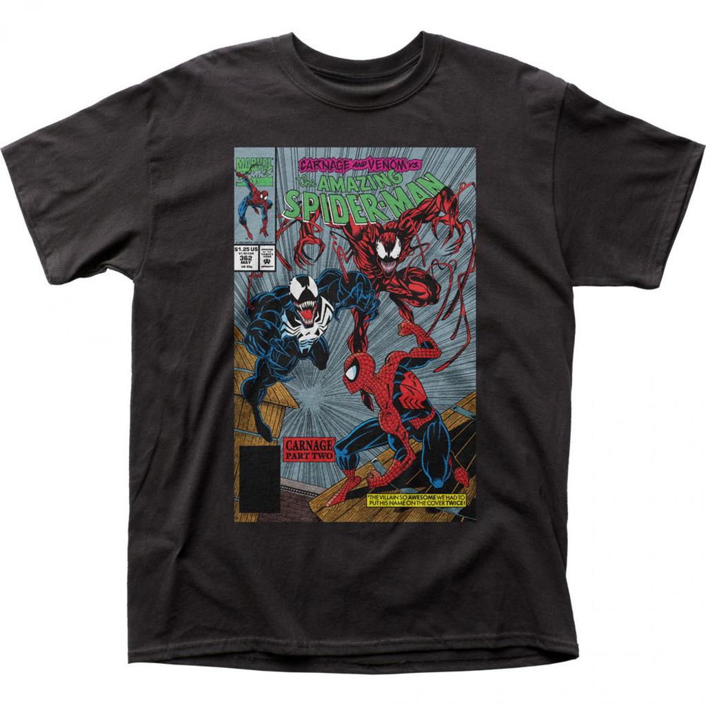 Spider-Man Printed Short Sleeve Casual Summer Wear Men's Comfortable Clothing Men's Clothing Short Sleeve Half Sleeve Top
